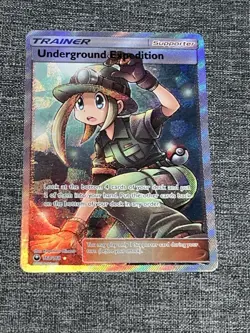 Pokemon TCG Celestial Storm Set Underground Expedition Full Art Trainer - Image 1