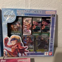Bandai Namco One Piece Card Game Illustration Box Volume 3 & 4 Bundle Lot - Image 3