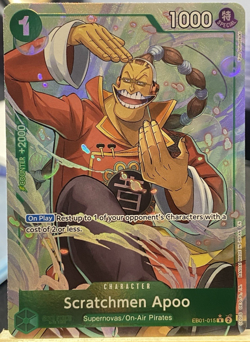 One Piece Scratchmen Apoo - EB01-015 (Alt Art) - Premium Booster The Best Vol. 2 - Image 1
