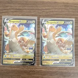 Lot of 2 Dragonite V SWSH235 Pokemon GO Promo Cards 2022 English - Image 1