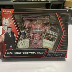 Team rocket’s Mewtwo ex box Pokemon Card Sealed - Image 1