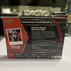Team rocket’s Mewtwo ex box Pokemon Card Sealed - Image 4