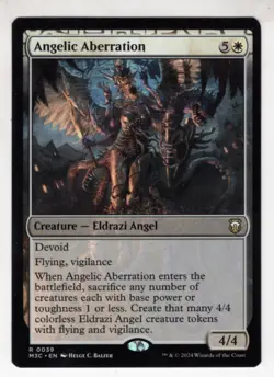 MTG Modern Horizons 3 Commander Rare Card #0039 Angelic Aberration - Image 1