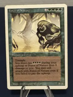 MTG - Magic The Gathering - Force Of Nature - Revised - LP/EX! - Image 1