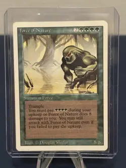 MTG - Magic The Gathering - Force Of Nature - Revised - LP/EX! - Image 3