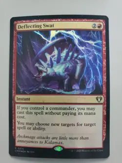 MTG Deflecting Swat Commander Masters Foil Rare - Image 1