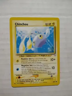 CHINCHOU 42/64 - Neo Revelation - VINTAGE WOTC Pokemon Card - Unlimited - - Image 1