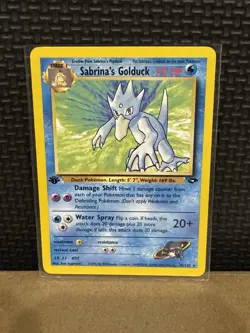 2000 Pokemon Gym Challenge - 1st Edition - Sabrina’s Golduck 30/132 - Ungraded - Image 1