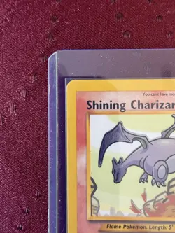 Shining Charizard 107/105 SHIFTED HOLO ERROR Neo Destiny Excellent Cond Pokemon - Image 3