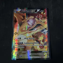 Pokemon TCG Charizard EX XY121 Holo MP Moderately Played - Image 1