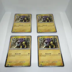Pokemon TCG Raikou -048/132 (Cosmos Holo) Me01: Mega Evolution Holo Playset of 4 - Image 1