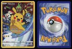 Pikachu SWSH020 Promo SWSH Black Star Pokemon - Image 3