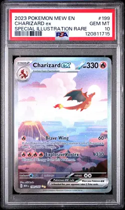 Charizard EX 199/165 Special Illustration Rare 151 Pokemon PSA 10 *715 - Image 1