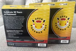 NEW SEALED POKEMON TCG 30TH ANNIVERSARY POKEMON DAY 2026 COLLECTION BOX LOT OF 2 - Image 3