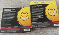 NEW SEALED POKEMON TCG 30TH ANNIVERSARY POKEMON DAY 2026 COLLECTION BOX LOT OF 2 - Image 4