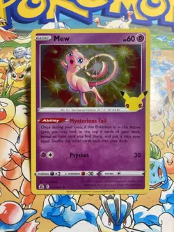 Mew 011/025 Holo Rare Celebrations Pokemon TCG - Image 1