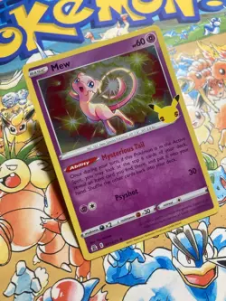 Mew 011/025 Holo Rare Celebrations Pokemon TCG - Image 2