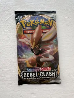 Pokemon TCG Rebel Clash Booster Pack Sealed Sword And Shield - Image 1