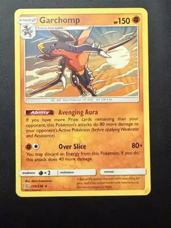 🚀 Pokemon TCG Garchomp Unified Minds 114/236 Regular Exclusive Near Mint - Image 2