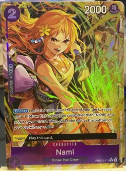 One Piece - Nami PRB02-012 (Alt Art) - Premium Booster -The Best- Vol. 2 NM/M - Image 1