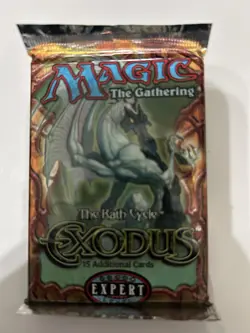 Magic The Gathering Exodus The Rath Cycle 15 Card Booster New Factory SEALED - Image 1