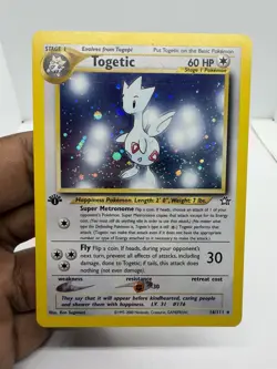 Pokemon Togetic 1st Edition Neo Genesis Holo Card 16/111 ~ MINT CONDITION❗ - Image 1