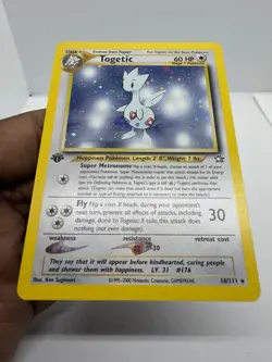 Pokemon Togetic 1st Edition Neo Genesis Holo Card 16/111 ~ MINT CONDITION❗ - Image 3
