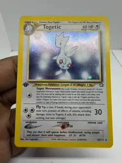 Pokemon Togetic 1st Edition Neo Genesis Holo Card 16/111 ~ MINT CONDITION❗ - Image 5