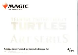 Krang, Master Mind Art Card (4/54) S Art Series: Teenage Mutant Ninja Turtles 4 - Image 2