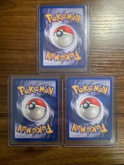 Pokemon 1998 All 1st Editio 3 Card Lot- Porygon, Blaine’s Ponyta, Misty’s Horsea - Image 2