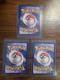 Pokemon All 1st Edition 3 Card Lot- Nidoran, Zubat, Grimer - Image 2