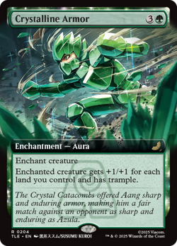 Crystalline Armor (FOIL) x1 - MTG Avatar: The Last Airbender Eternal TLE #204 - Image 1