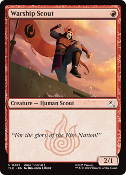 Warship Scout (REGULAR) x1 - MTG Avatar: The Last Airbender Eternal TLE #285 - Image 1