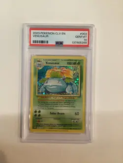 Pokemon Venusaur 003/034 CLV Classic Holo PSA 10 - Image 1