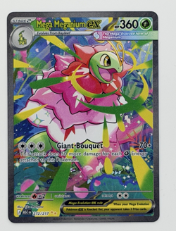 Pokemon Mega Meganium ex 272/217 Ascended Heroes Special Illustration Rare NM - Image 1