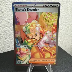 Pokemon TCG Temporal Forces Bianca's Devotion Full Art Trainer Mint SIR 209/162 - Image 2