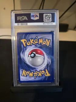 Pokemon Alakazam Base Set Shadowless Holo Rare 1/102 PSA 7 1999 TCG - Image 2