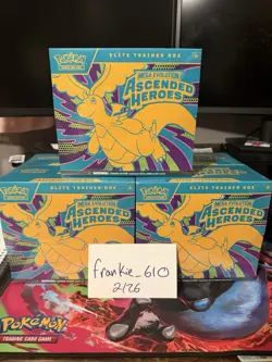 Pokemon TCG Ascended Heroes Elite Trainer Box ETB Factory Sealed In Hand - Image 1