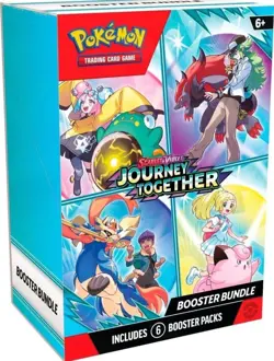 Pokemon TCG Journey Together Booster Bundle SEALED - 6 Booster Packs - Image 1