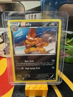 Scrafty Black & White Reverse Holo Rare Pokemon TCG 69/114 - Image 1