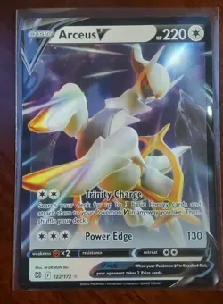 Pokemon TCG Arceus V Brilliant Stars 122/172 Holo Ultra Rare - Image 1