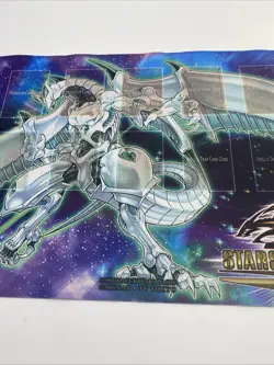 YUGIOH 2010 STARSTRIKE BLAST SNEAK PEEK PLAYMAT SHOOTING STAR DRAGON 14" x 24" - Image 5