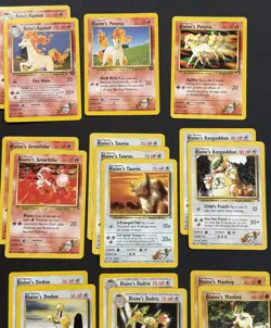 Pokemon TCG Blaine’s Gym Challenge 31 Mixed Cards - Image 4