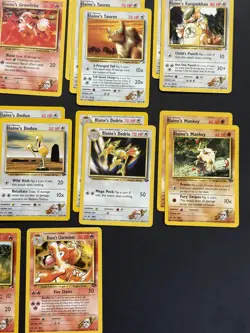 Pokemon TCG Blaine’s Gym Challenge 31 Mixed Cards - Image 5