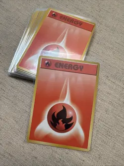 Fire (Red) Energy - Japanese Base Set - Pokemon Card - Energy - Image 1
