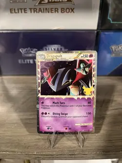 Dragapult Prime - SWSH132 - Pokemon Sword & Shield Promo Ultra Rare Holo Card NM - Image 1