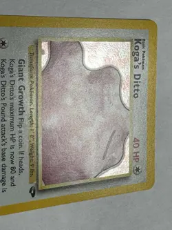 Pokemon TCG Koga's Ditto Gym Challenge Card 10/132 Unlimited - Image 2