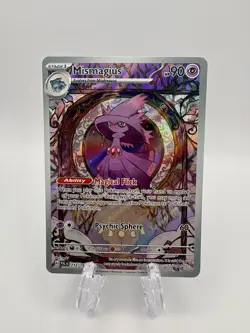 Pokemon TCG Mismagius 212/193 SV02: Paldea Evolved Illustration Rare Card NM - Image 1