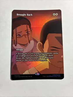 Brought Back (Borderless) - Avatar: The Last Airbender Foil MTG Plus Bonus Card! - Image 1