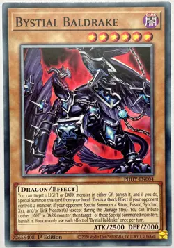 PHHY-EN004 Bystial Baldrake - Common 1st Edition Near Mint YuGiOh Card - Image 1